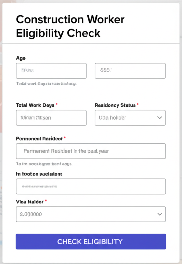 Eligibility Check Form
