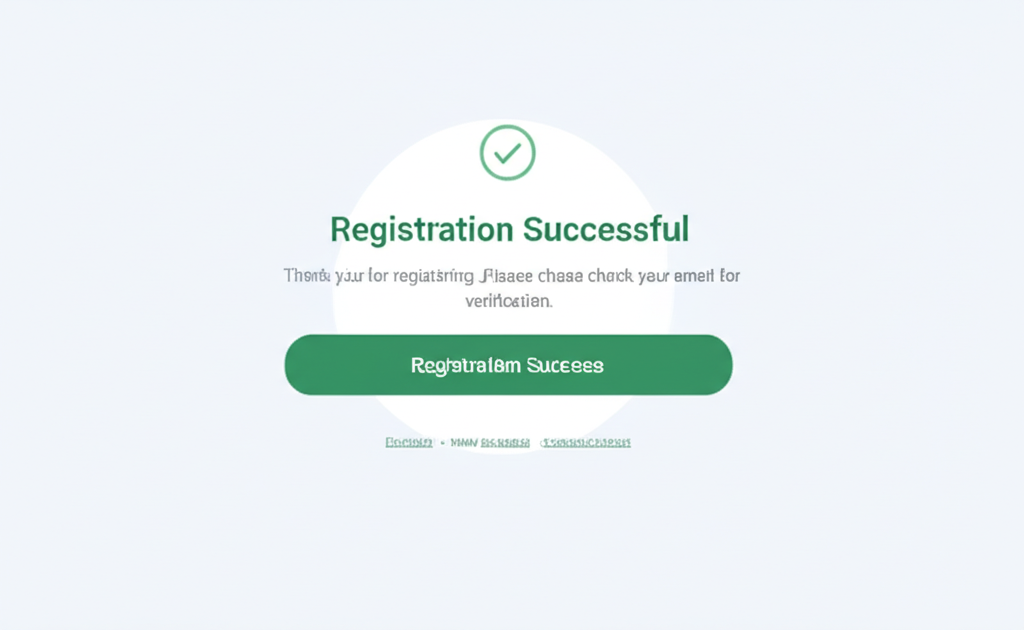 Registration Success