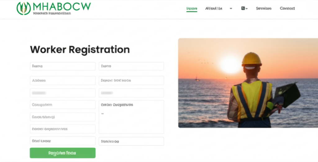 Worker Registration Section
